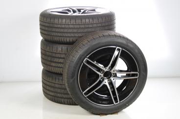 Pack jantes alu et pneus PIR/P ZEROIA AMG à 5 doubles branch 