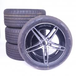 Pack jantes alu et pneus PIR/P ZEROIA AMG à 5 doubles branch 