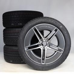 Pack de roues complètes  d'hiver en alliage 19 pouces avec pneus Pirelli pour Classe E 214, Mercedes-AMG d'origine 