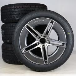 Pack de roues complètes d'hiver alliage 19 pouces avec pneus Pirelli pour Classe E 214, Mercedes-AMG d'origine