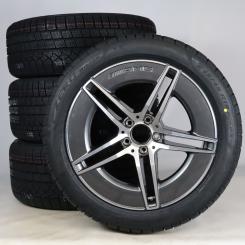 Pack de roues complètes d'hiver alliage 19 pouces avec pneus Pirelli pour Classe E 214, Mercedes-AMG d'origine