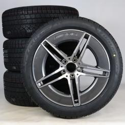 Pack de roues complètes d'hiver alliage 19 pouces avec pneus Pirelli pour Classe E 214, Mercedes-AMG d'origine