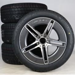 Pack de roues complètes d'hiver alliage 19 pouces avec pneus Pirelli pour Classe E 214, Mercedes-AMG d'origine