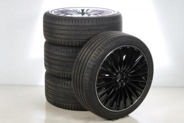 Lot de roues complètes AMG 20 pouces alu CONTINENTAL Classe 