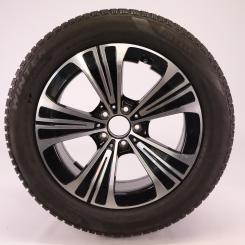 Roue complète alu PIRELLI/Winter Cinturato 2 jante à 5 branc 