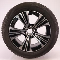 Roue complète alu PIRELLI/Winter Cinturato 2 jante à 5 branc 