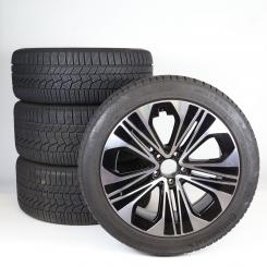Pack de roues complètes d'hiver alliage 19 pouces avec pneus Continental pour Classe E 214, Mercedes-Benz d'origine