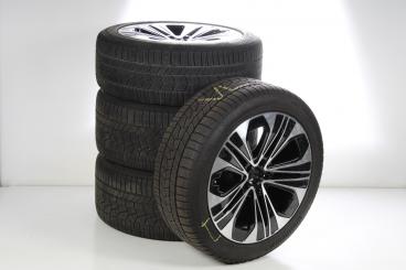 Pack de roues complètes d'hiver alliage 19 pouces avec pneus Continental pour Classe E 214, Mercedes-Benz d'origine
