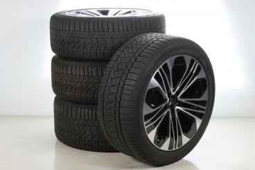 Pack de roues complètes d'hiver alliage 19 pouces avec pneus Continental pour Classe E 214, Mercedes-Benz d'origine