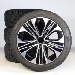 Pack de roues complètes d'hiver alliage 19 pouces avec pneus Continental pour Classe E 214, Mercedes-Benz d'origine