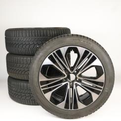 Pack de roues complètes d'hiver alliage 19 pouces avec pneus Continental pour Classe E 214, Mercedes-Benz d'origine
