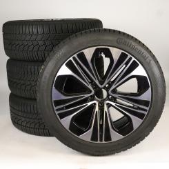 Pack de roues complètes d'hiver alliage 19 pouces avec pneus Continental pour Classe E 214, Mercedes-Benz d'origine
