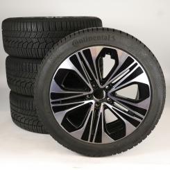 Pack de roues complètes d'hiver alliage 19 pouces avec pneus Continental pour Classe E 214, Mercedes-Benz d'origine