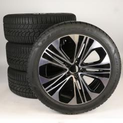Pack de roues complètes d'hiver alliage 19 pouces avec pneus Continental pour Classe E 214, Mercedes-Benz d'origine