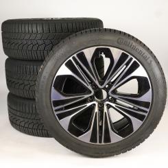 Pack de roues complètes d'hiver alliage 19 pouces avec pneus Continental pour Classe E 214, Mercedes-Benz d'origine