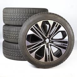 Pack de roues complètes d'hiver alliage 19 pouces avec pneus Continental pour Classe E 214, Mercedes-Benz d'origine