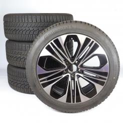 Pack de roues complètes d'hiver alliage 19 pouces avec pneus Continental pour Classe E 214, Mercedes-Benz d'origine