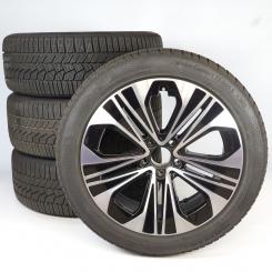 Pack de roues complètes d'hiver alliage 19 pouces avec pneus Continental pour Classe E 214, Mercedes-Benz d'origine