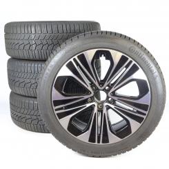 Pack de roues complètes d'hiver alliage 19 pouces avec pneus Continental pour Classe E 214, Mercedes-Benz d'origine