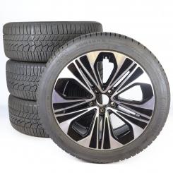 Pack de roues complètes d'hiver alliage 19 pouces avec pneus Continental pour Classe E 214, Mercedes-Benz d'origine