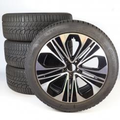 Pack de roues complètes d'hiver alliage 19 pouces avec pneus Continental pour Classe E 214, Mercedes-Benz d'origine