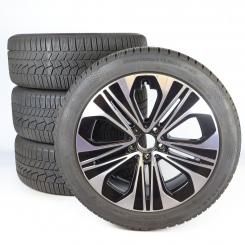 Pack de roues complètes d'hiver alliage 19 pouces avec pneus Continental pour Classe E 214, Mercedes-Benz d'origine