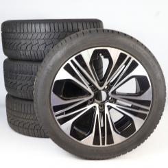 Pack de roues complètes d'hiver alliage 19 pouces avec pneus Continental pour Classe E 214, Mercedes-Benz d'origine