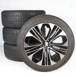 Pack de roues complètes d'hiver alliage 19 pouces avec pneus Continental pour Classe E 214, Mercedes-Benz d'origine