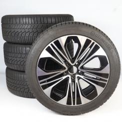 Pack de roues complètes d'hiver alliage 19 pouces avec pneus Continental pour Classe E 214, Mercedes-Benz d'origine