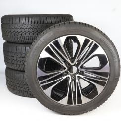 Pack de roues complètes d'hiver alliage 19 pouces avec pneus Continental pour Classe E 214, Mercedes-Benz d'origine