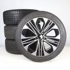 Pack de roues complètes d'hiver alliage 19 pouces avec pneus Continental pour Classe E 214, Mercedes-Benz d'origine