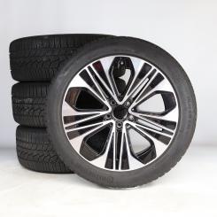 Pack de roues complètes d'hiver alliage 19 pouces avec pneus Continental pour Classe E 214, Mercedes-Benz d'origine