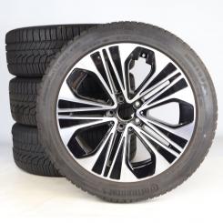 Pack de roues complètes d'hiver alliage 19 pouces avec pneus Continental pour Classe E 214, Mercedes-Benz d'origine