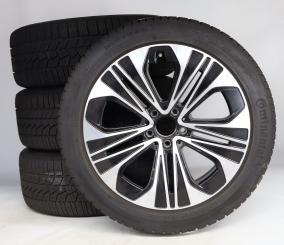 Pack de roues complètes d'hiver alliage 19 pouces avec pneus Continental pour Classe E 214, Mercedes-Benz d'origine