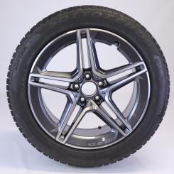 Roue complète alu PIR/SottozeroWinter3 AMG, jante à 5 double 