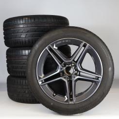 Pack de roues complètes d'été alliage 19 pouces avec pneus Hankook pour Classe S 223, Mercedes-AMG d'origine