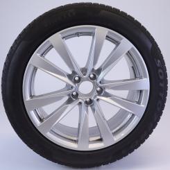 Roue complète alu PIR/SottozeroWinter3 jante à 5 doubles bra 