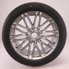 Roue complète, jante alu PIR/PZero à 10 doubles branches 