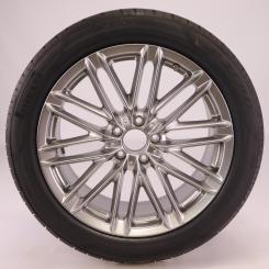 Roue complète, jante alu PIR/PZero à 10 doubles branches 