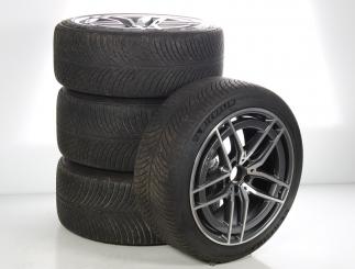 Pack jantes alu et pneus MICHELIN/PilotAlpin5 AMG à 5 double 