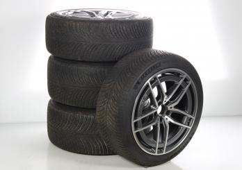 Pack jantes alu et pneus MICHELIN/PilotAlpin5 AMG à 5 double 