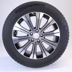 Roue complète alu CONTI/WinterContactTS850PSSR Jante à 10 br 