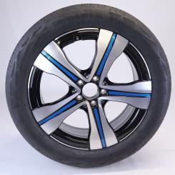 Roue complète alu CONTI/EcoContact6 jante à 5 branches, Aero 