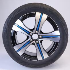 Roue complète alu CONTI/EcoContact6 jante à 5 branches, Aero 