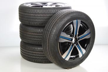 Pack jantes alu et pneus CONTI/EcoContact6 jante à 5 branche 