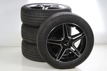 Pack de roues complètes d'été alliage 19 pouces avec pneus Continental pour Classe GLA H247, Classe GLB X247, Mercedes-AMG d'origine