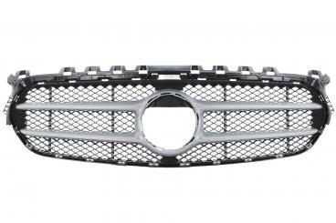 Calandre argent iridium mat 