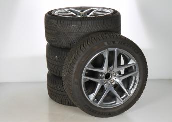 Pack de roues complètes d'hiver alliage 20 pouces avec pneus Michelin pour GLC-SUV X253, GLC-Coupe 253, Mercedes-AMG d'origine
