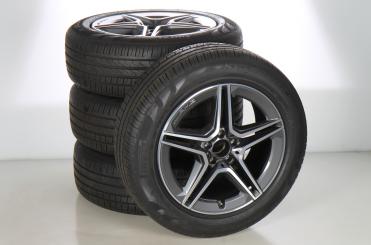 Pack de roues complètes d'été alliage 19 pouces avec pneus Pirelli pour GLC-Coupe 253, GLC-SUV X253, Mercedes-AMG d'origine