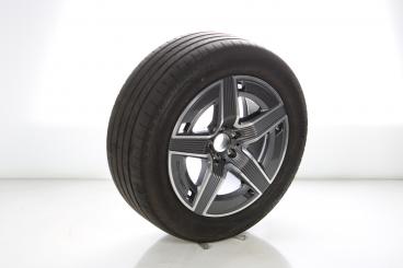 Roue complète alu CONTI/EcoContact6Q AMG jante à 5 branches 